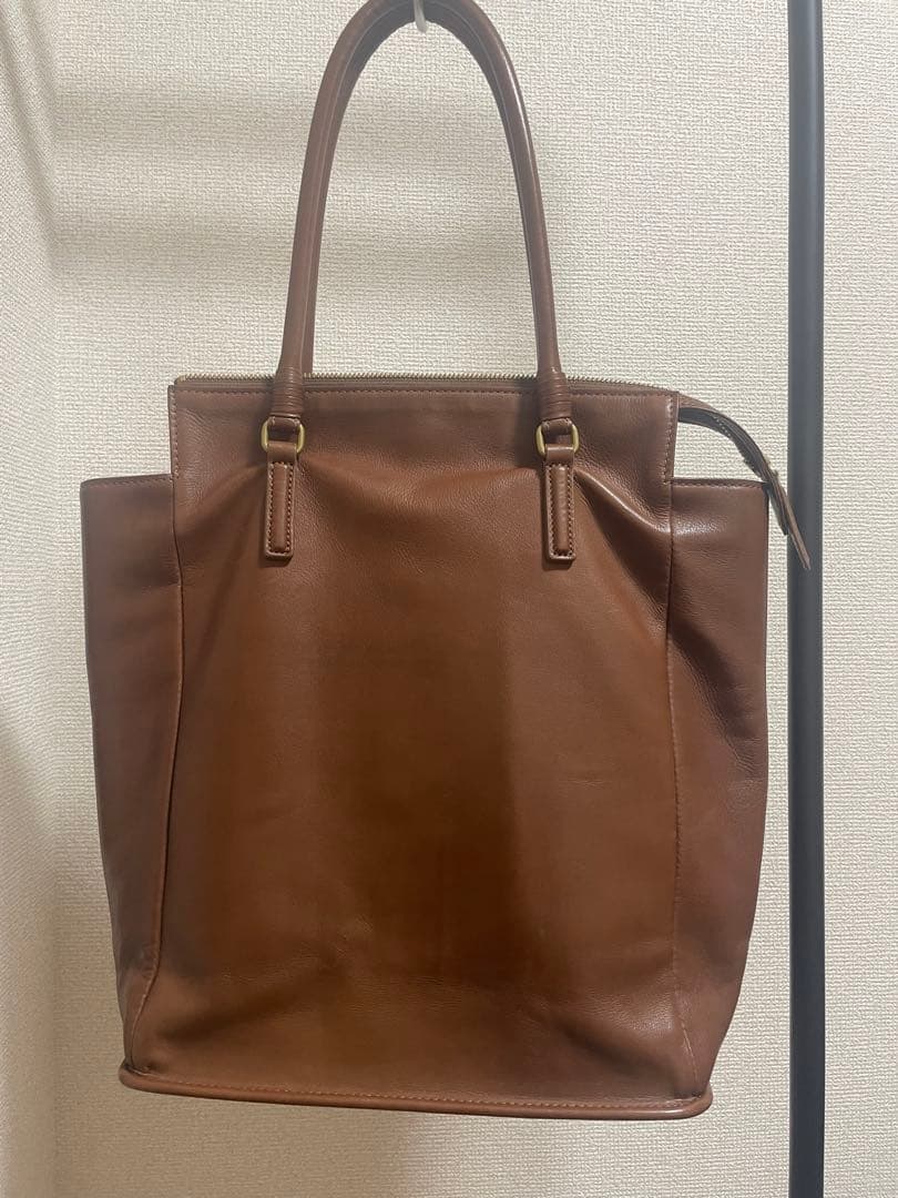 美品　土屋鞄　プリソワ　トートバッグ　ブラウン