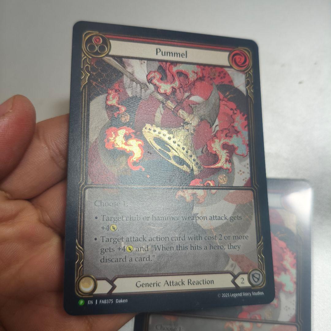 Flesh and blood Pummel プロモ RF 3枚セット