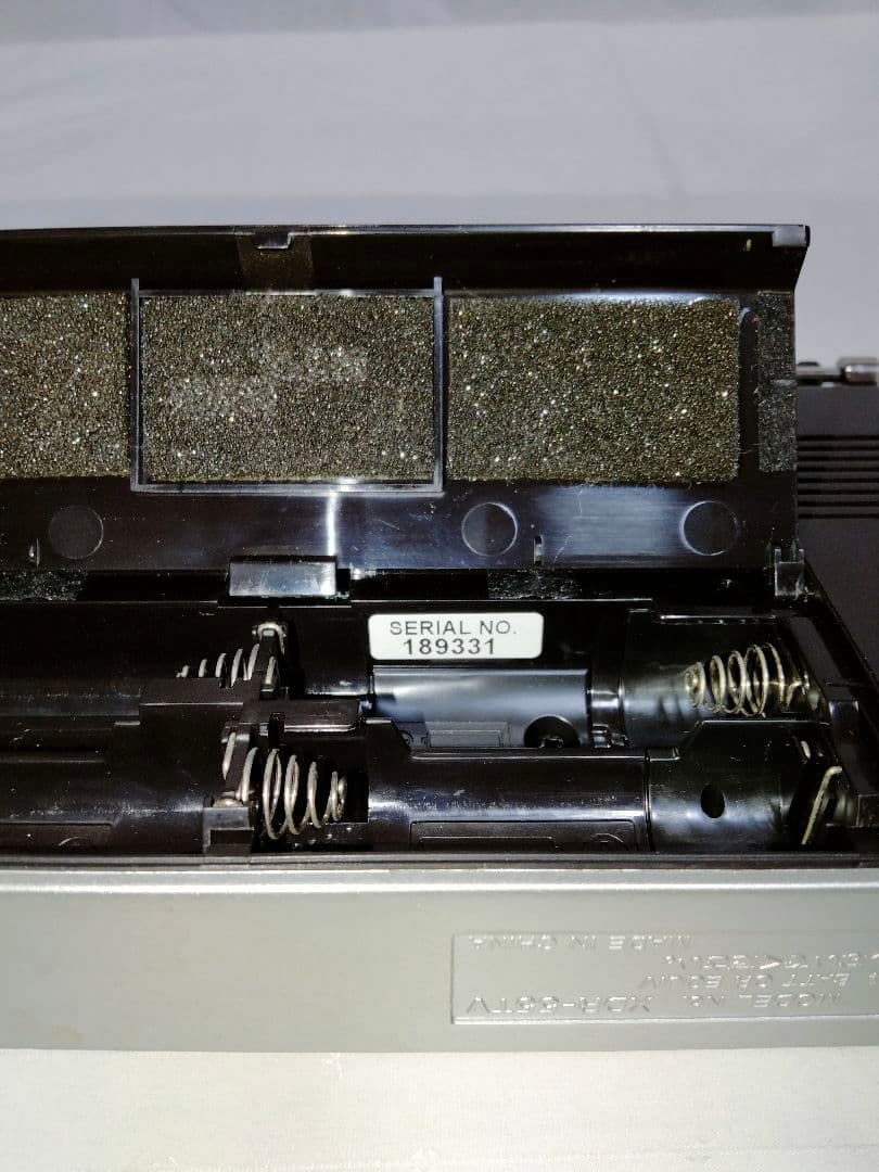 美品 SONY ソニー XDR-55TV ワンセグ TV音声受信ポータブルラジオ