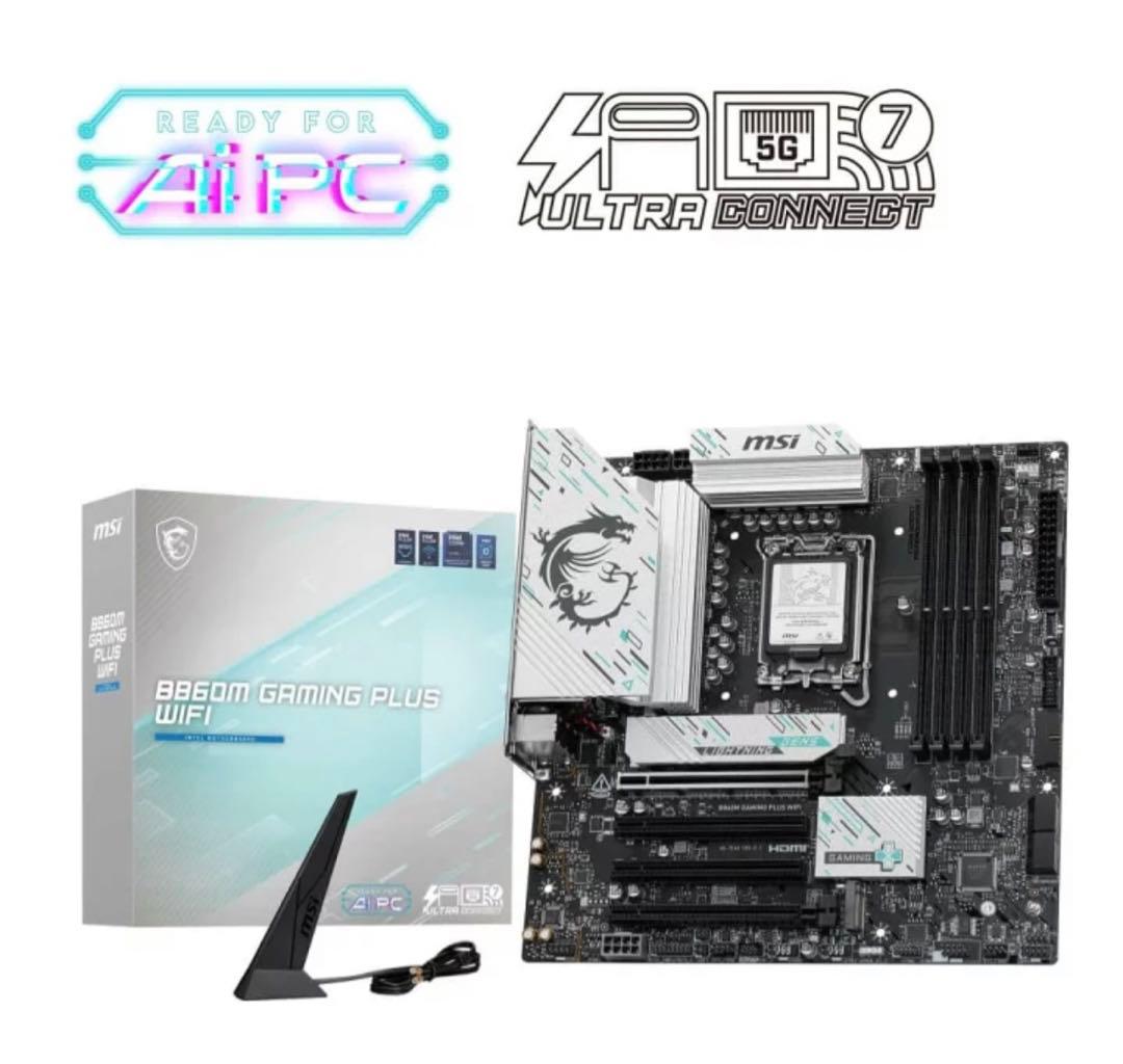 グラフィックボード・グラボ・ビデオカード MSI B860M GAMING PLUS WIFI Intel B860