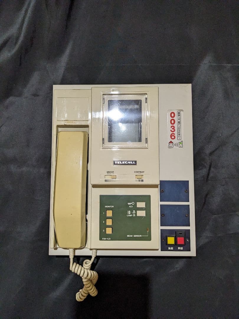 日本インターフォン　TELECALL　テレビドアホン　TD-L3
