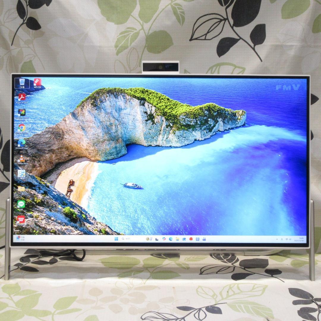 美品！Win11公式対応8世代i7/メ8G/SSD+HDD/DVD/カメラ/無線