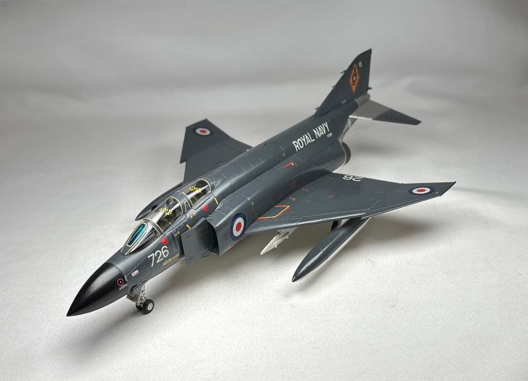 【完成品】フジミ 1/72 ブリティッシュ ファントム F-4K
