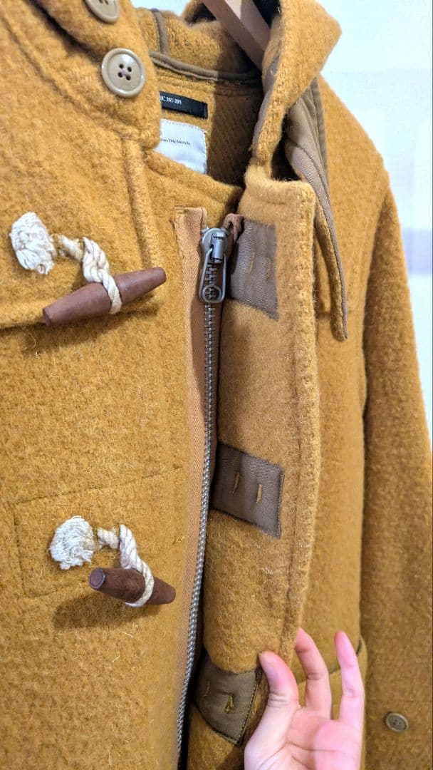 【1/4まで値引き中】WTAPS（ダブルタップス) ウール混紡 ダッフルコート