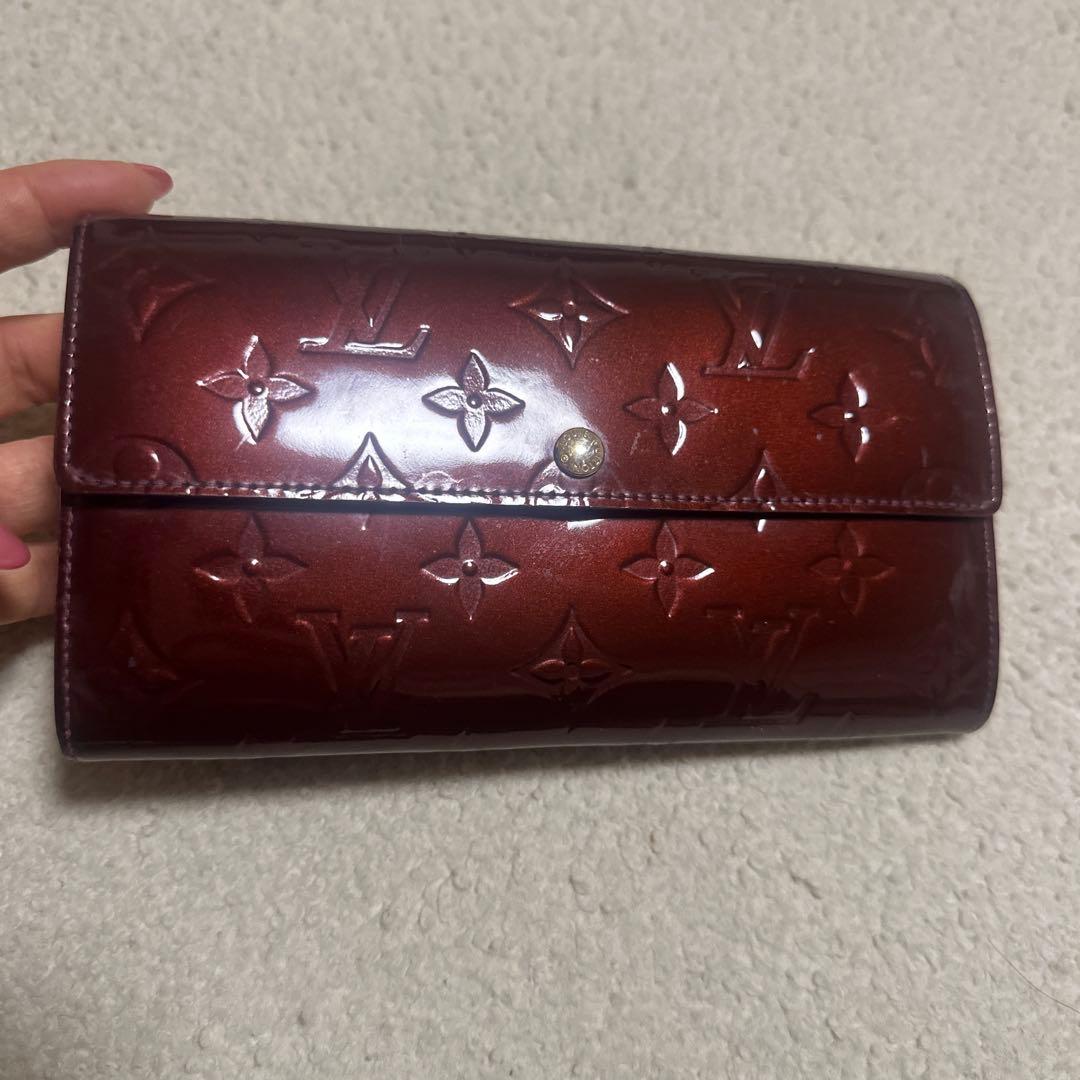 ら*ど様 Louis Vuitton ヴェルニ長財布　ボルドー