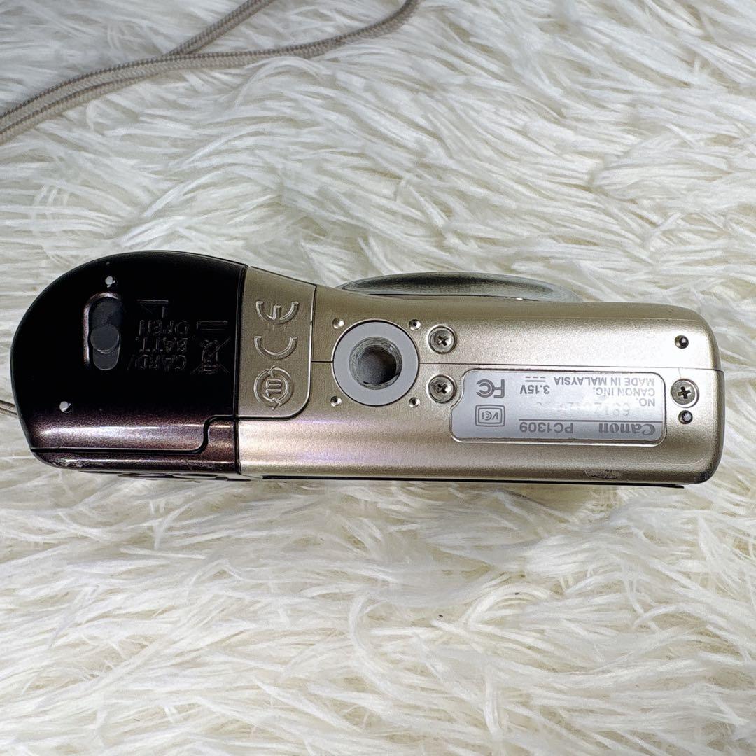 動作品 Canon PowerShot A1000IS デジカメ 乾電池 レトロ