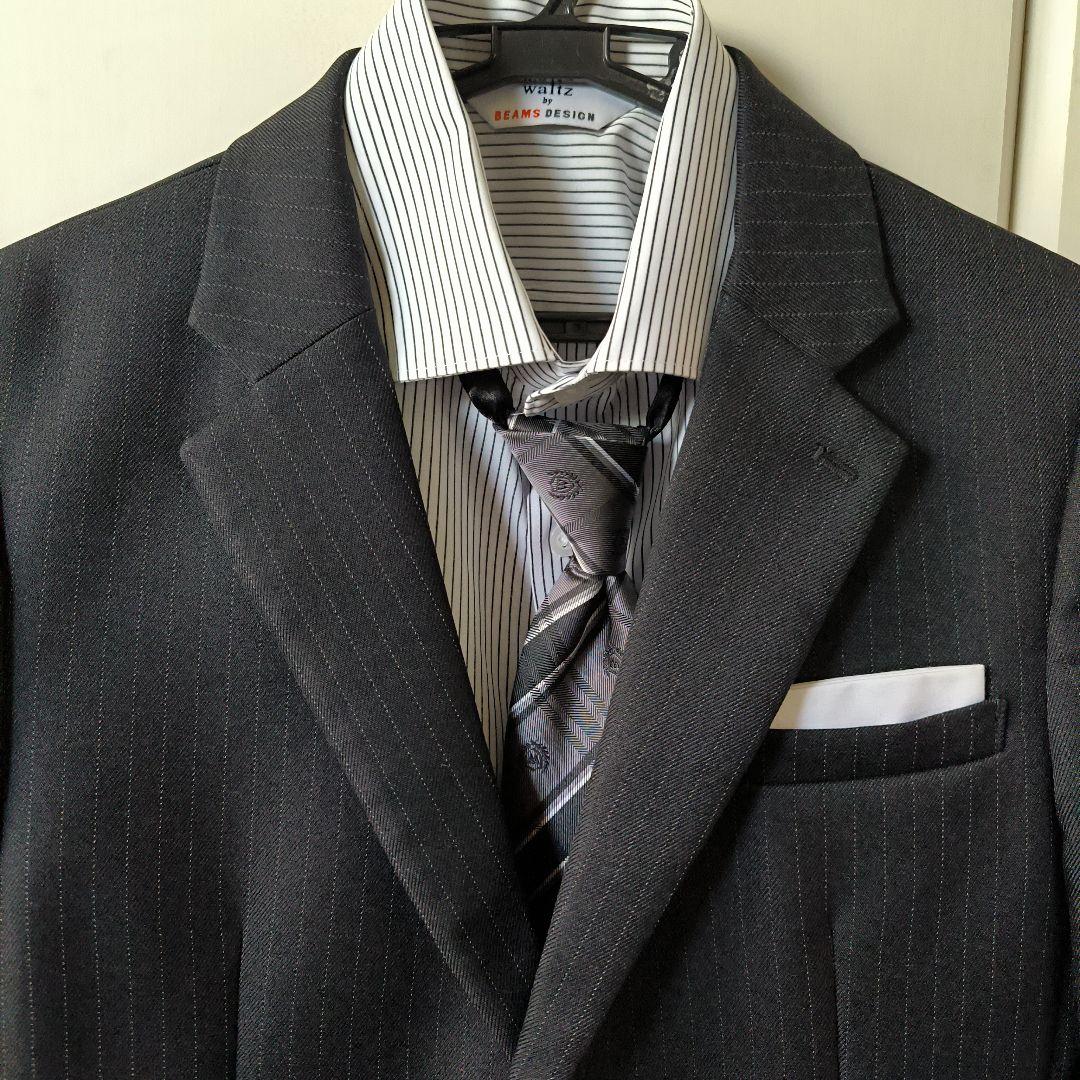 BEAMS DESIGN ストライプスーツ 165A　卒業式　卒服