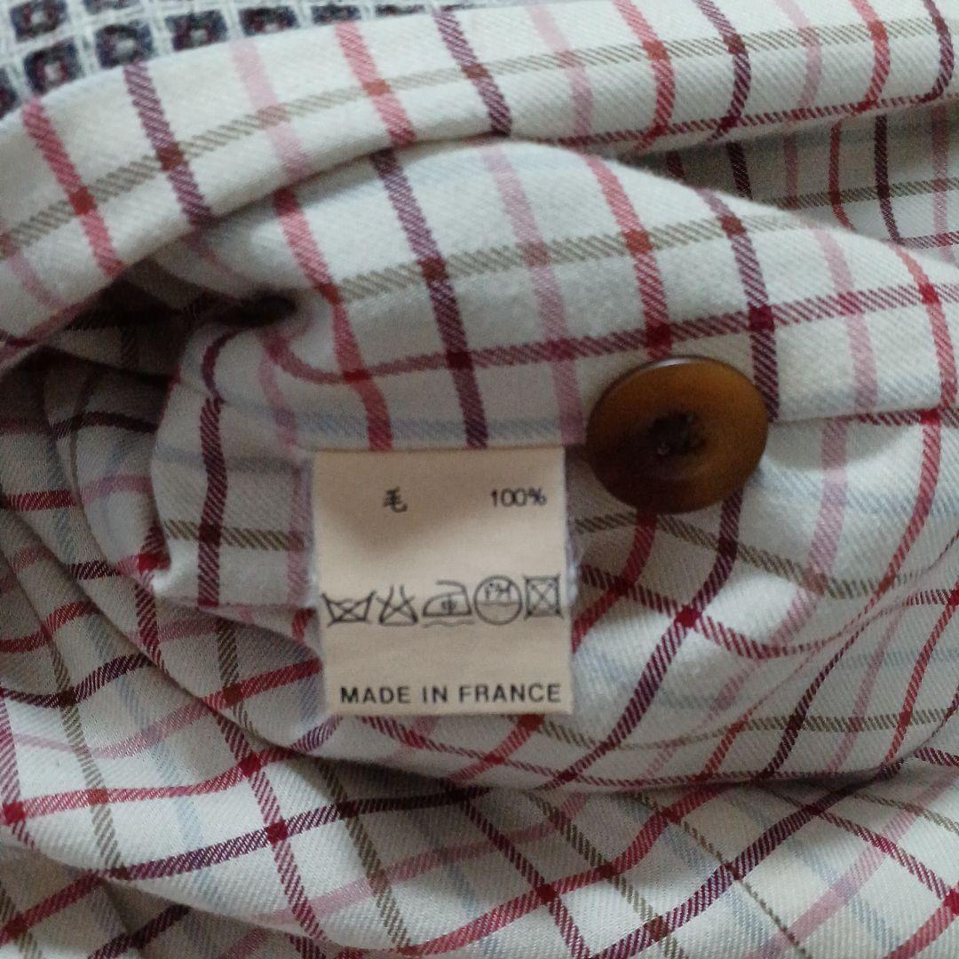 CHRISTOPHE LEMAIRE チェック柄 ベルト付きジャケット