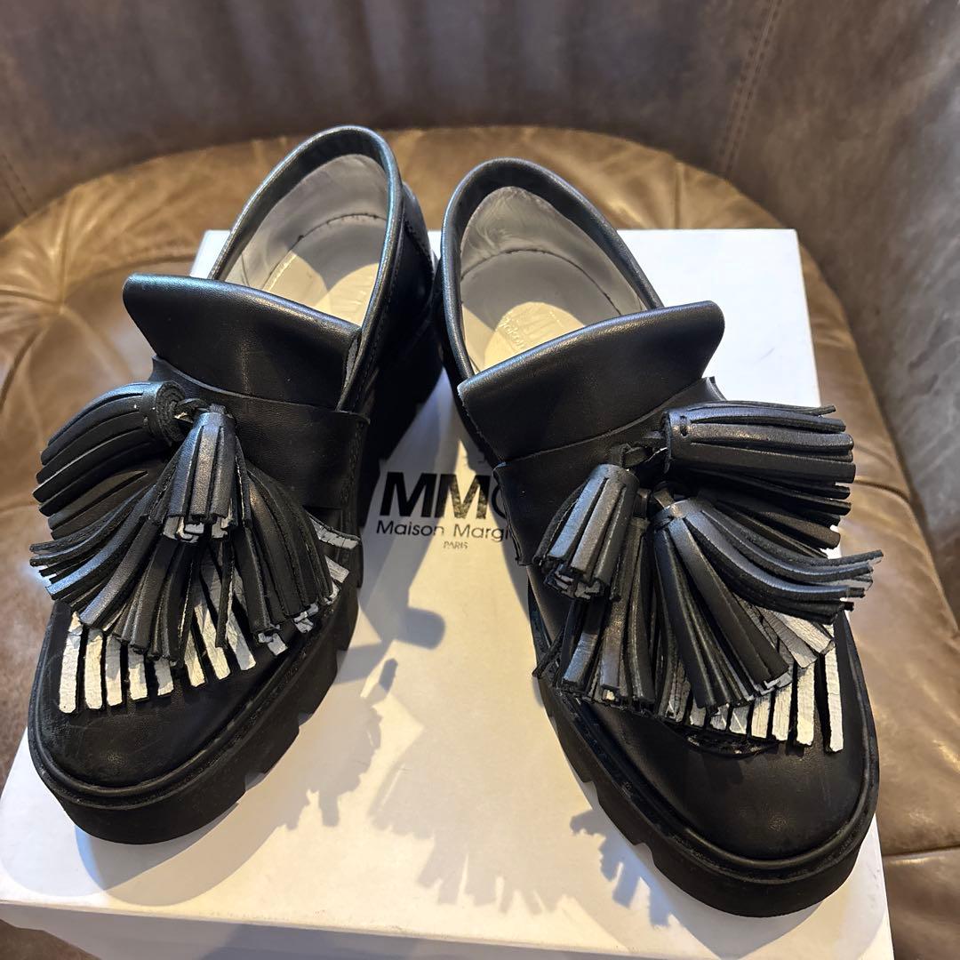 Maison Margiela フリンジローファー ブラック36サイズ