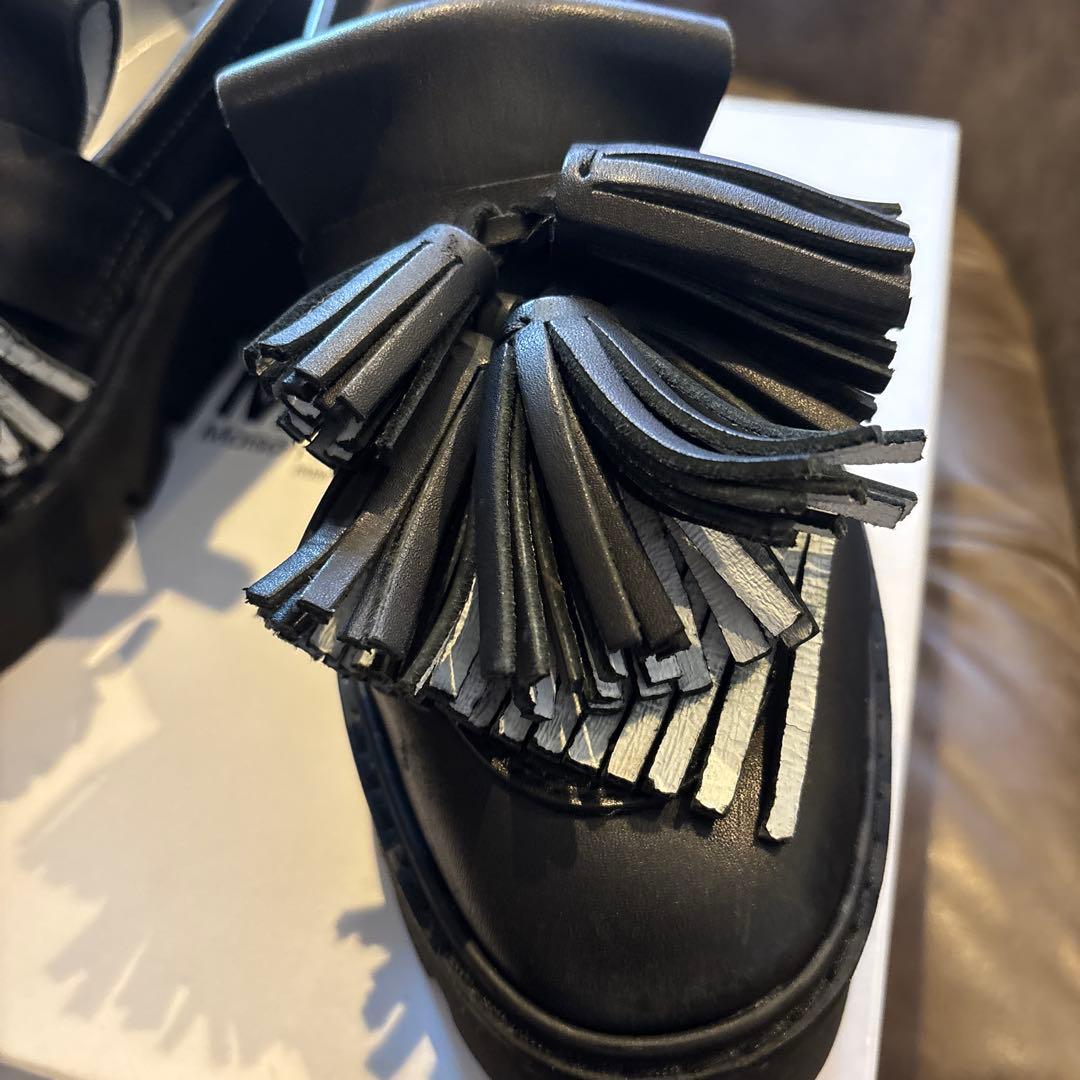 Maison Margiela フリンジローファー ブラック36サイズ