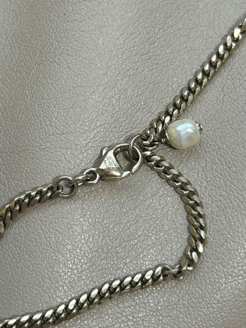 シャネル 19A ストーン CCマーク　ネックレス