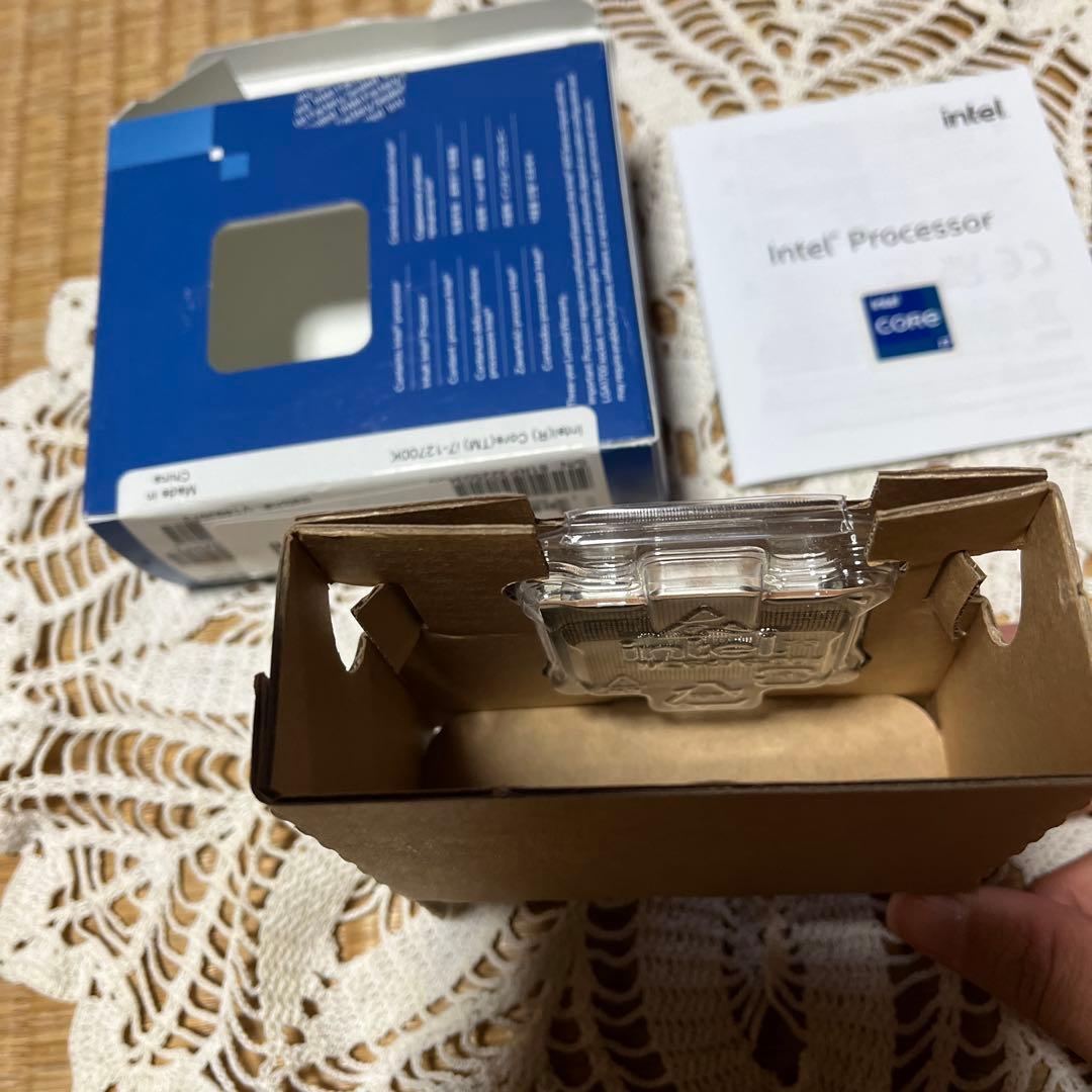 動作不良品☆intel CORE UNLOCKED i7-127000K