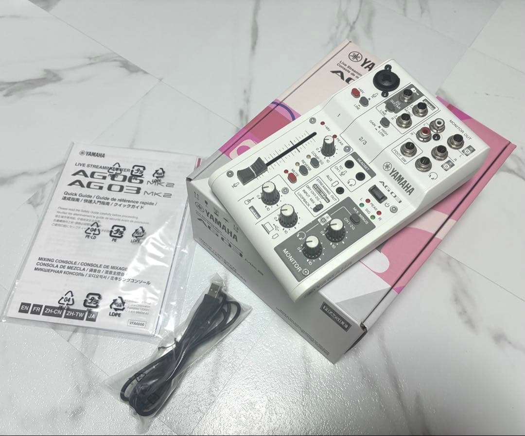 YAMAHA AG03 MK2 USBオーディオインターフェース