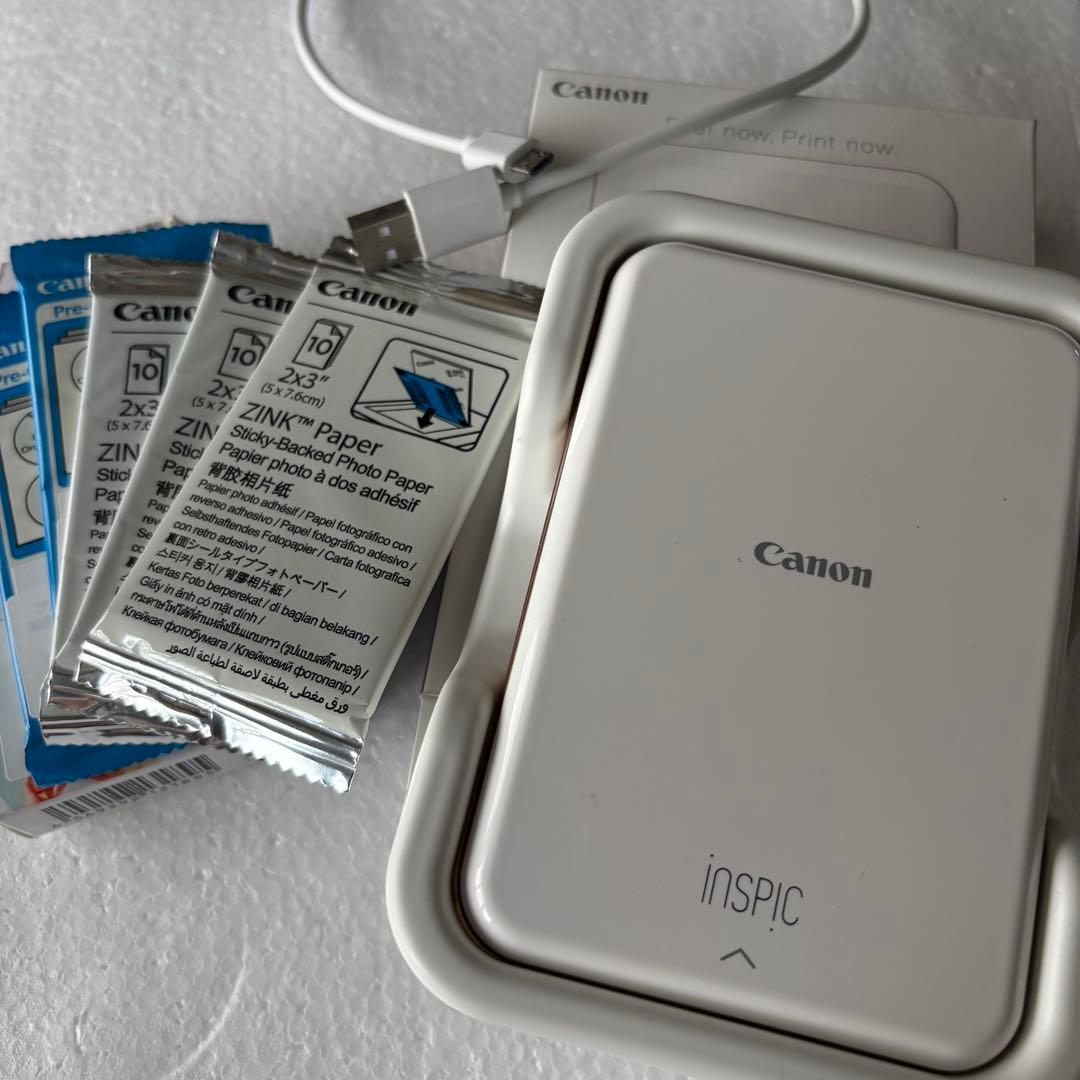 キャノンインスピックPV123 ミニプリンター　ポータブルプリンター