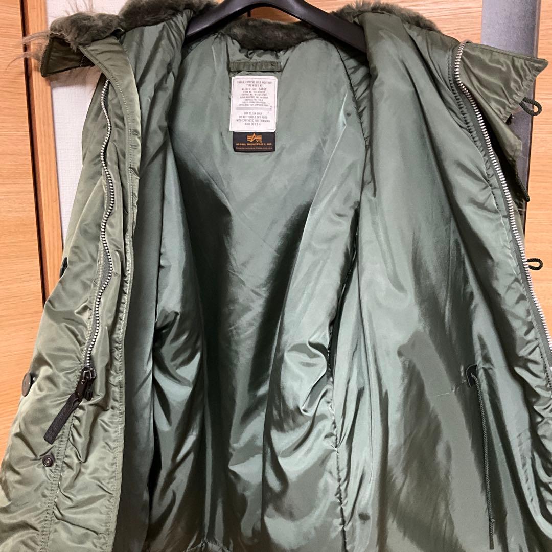 T*h様 ♪ALPHA INDUSTRIES N-3B パーカー Lサイズ