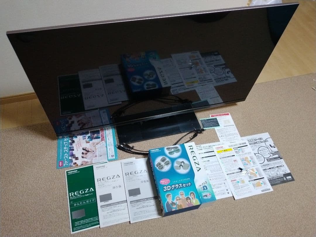 ジャンク TOSHIBA REGZA 47Z7　　　 タイムシフトマシン他おまけ