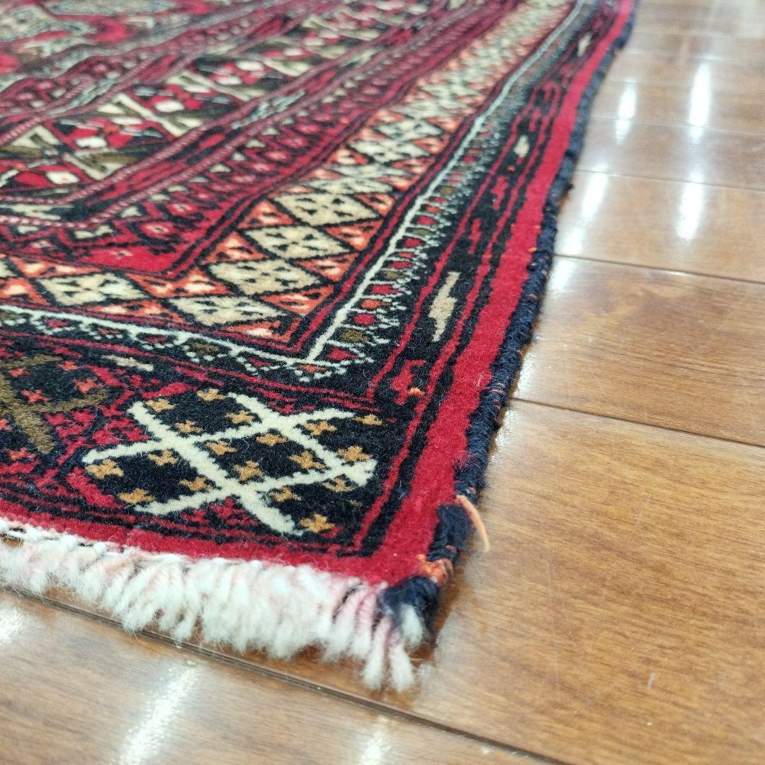 ※最終値下げ￥45,000→￥40,000【訳あり格安出品】ペルシャ絨毯