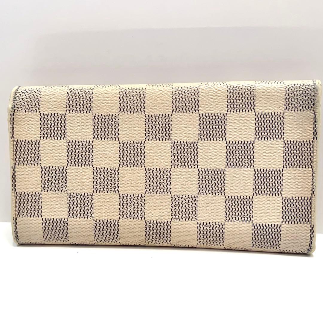 ルイヴィトン ポルトフォイユ エミリー ダミエ アズール 長財布 N63021