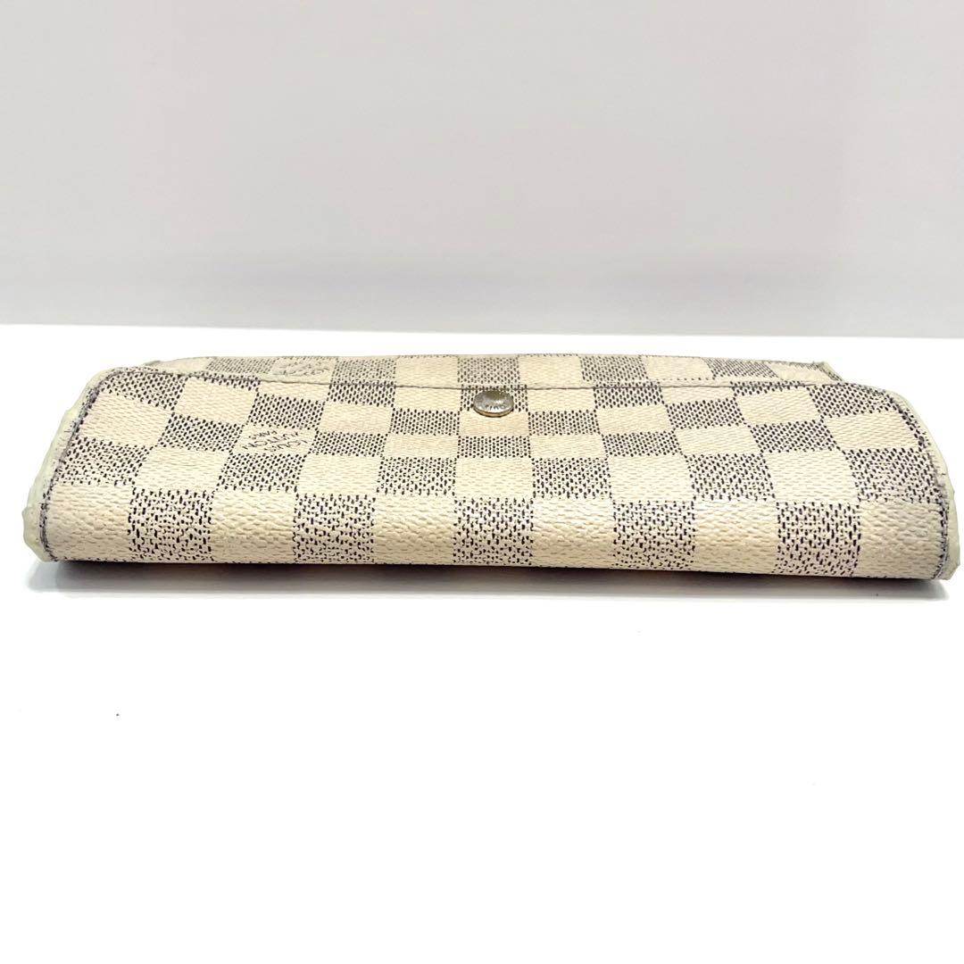 ルイヴィトン ポルトフォイユ エミリー ダミエ アズール 長財布 N63021