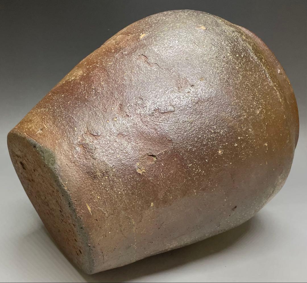 古常滑　水指　蓋付　茶道具　箱付　L309