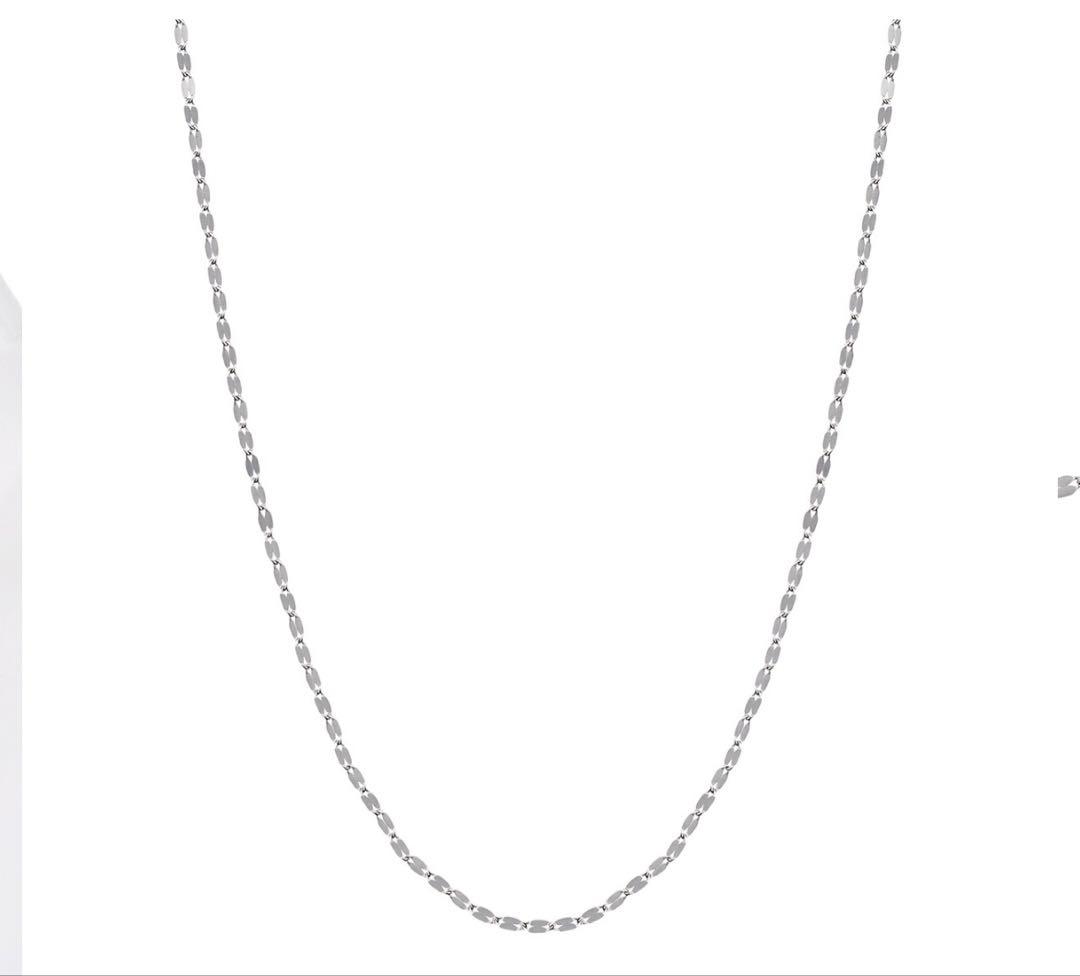 TSUTSUMI ツツミ プラチナネックレス ペタルチェーン 40cm正規品♡