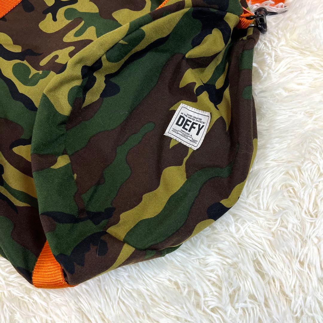 DEFY BAGS ディフィ 俵 ボストンバッグ 迷彩柄 派手 大容量 アメカジ