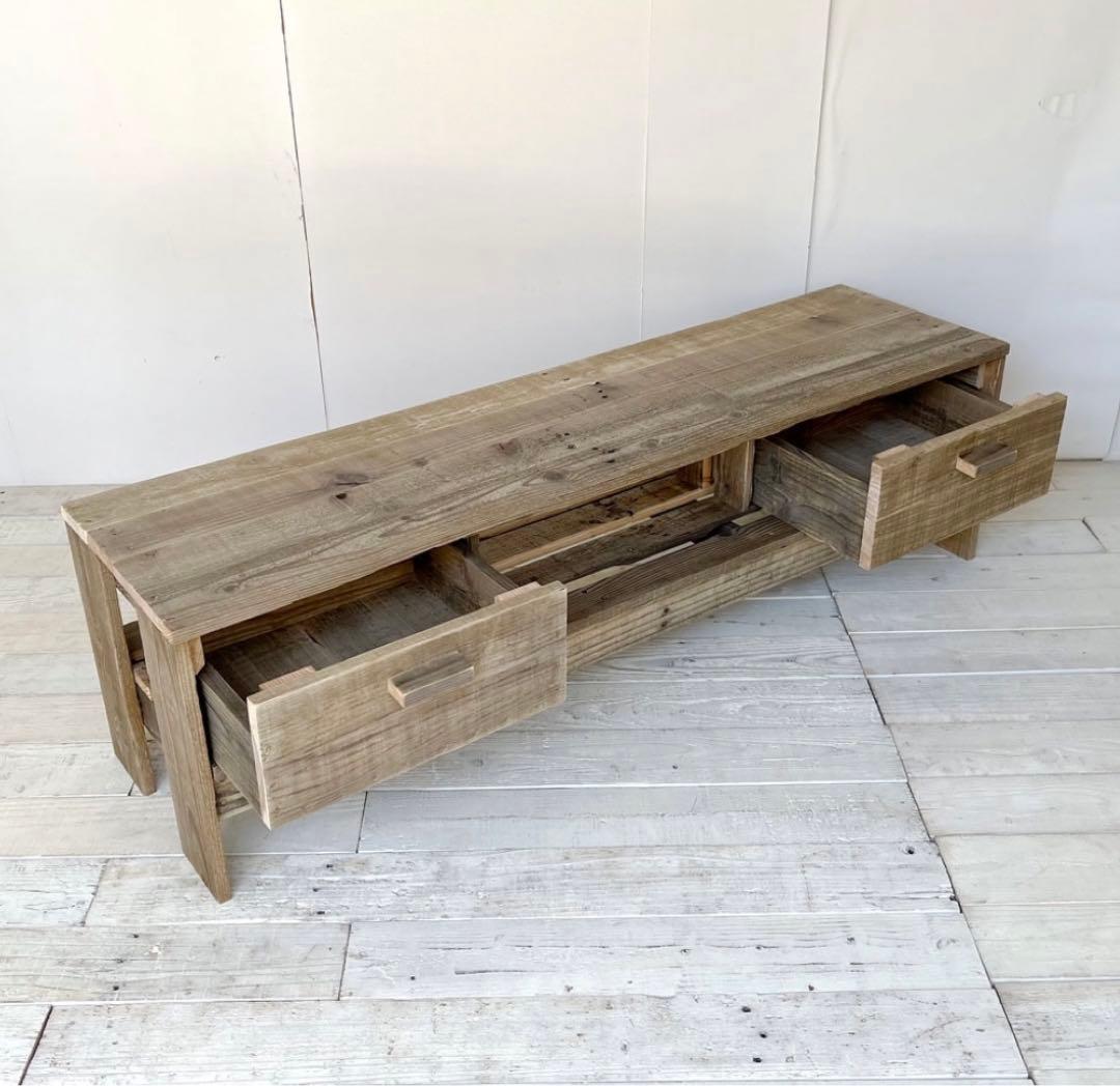 テレビボード　収納ケース3つ付