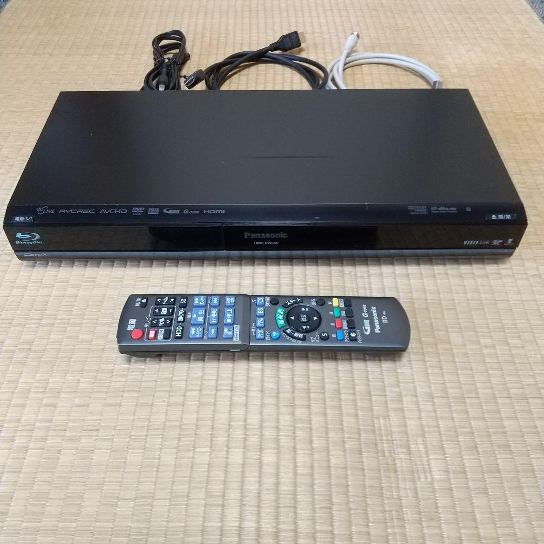 M*A様 パナソニック ブルーレイレコーダー DMR-BW680
