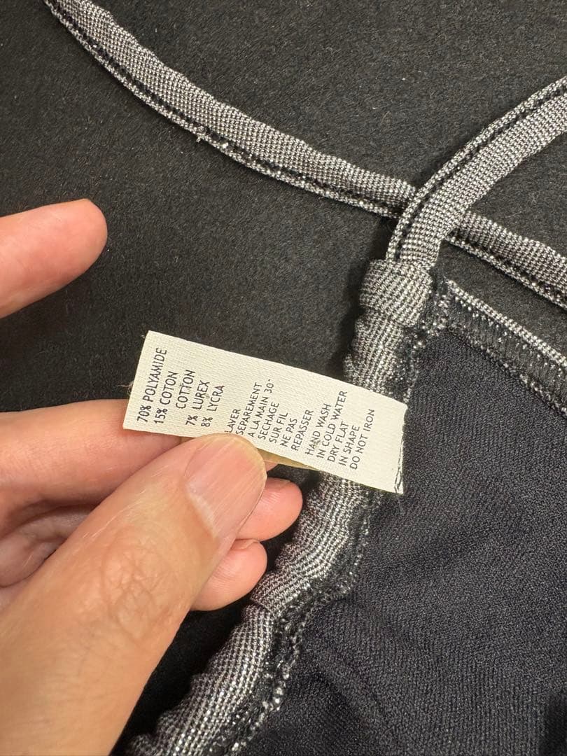 GALLIANO セパレート水着　グレー