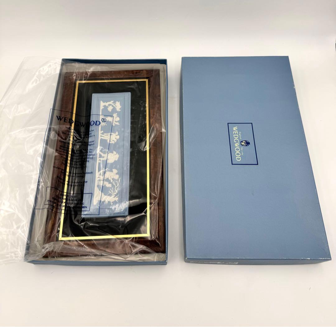 ウェッジウッド ジャスパー 天使の四季 エンジェル 陶板 壁掛け レリーフ