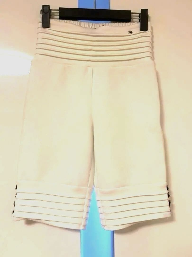 vaqutaux voyageフライトジャージ ハーフパンツミルク