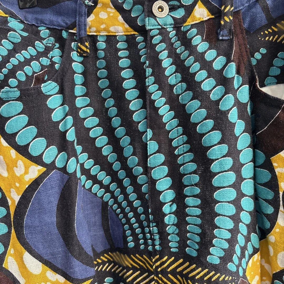 JUNYA WATANABE コムデギャルソン　バティック柄　サルエルパンツ