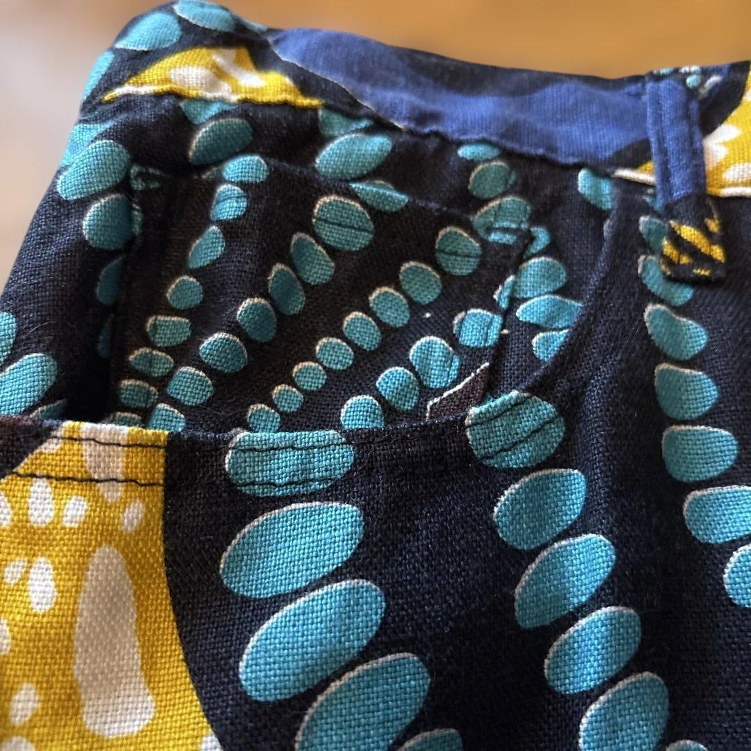 JUNYA WATANABE コムデギャルソン　バティック柄　サルエルパンツ