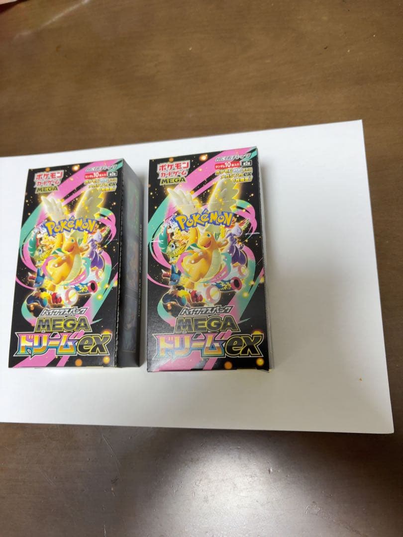 ポケモンカード メガドリームEX 2BOX シュリンク無し