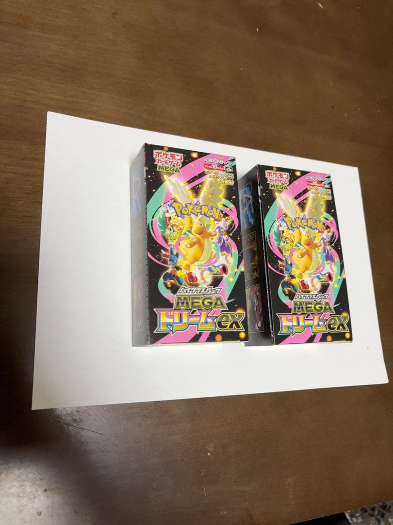 ポケモンカード メガドリームEX 2BOX シュリンク無し