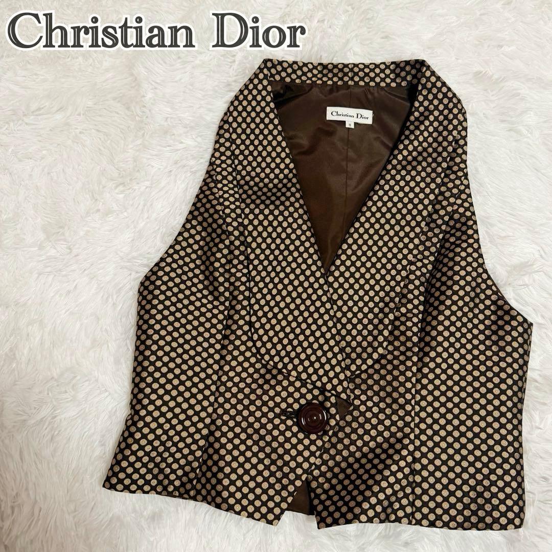 クリスチャンディオール シルクベスト Christian Dior ヴィンテージ