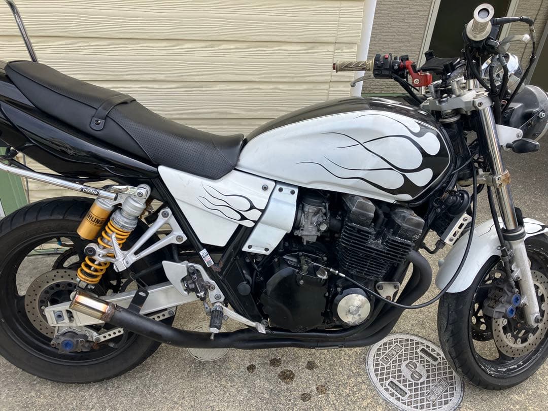 xjr用　ロングタンデムバー　極プリティーレーシング