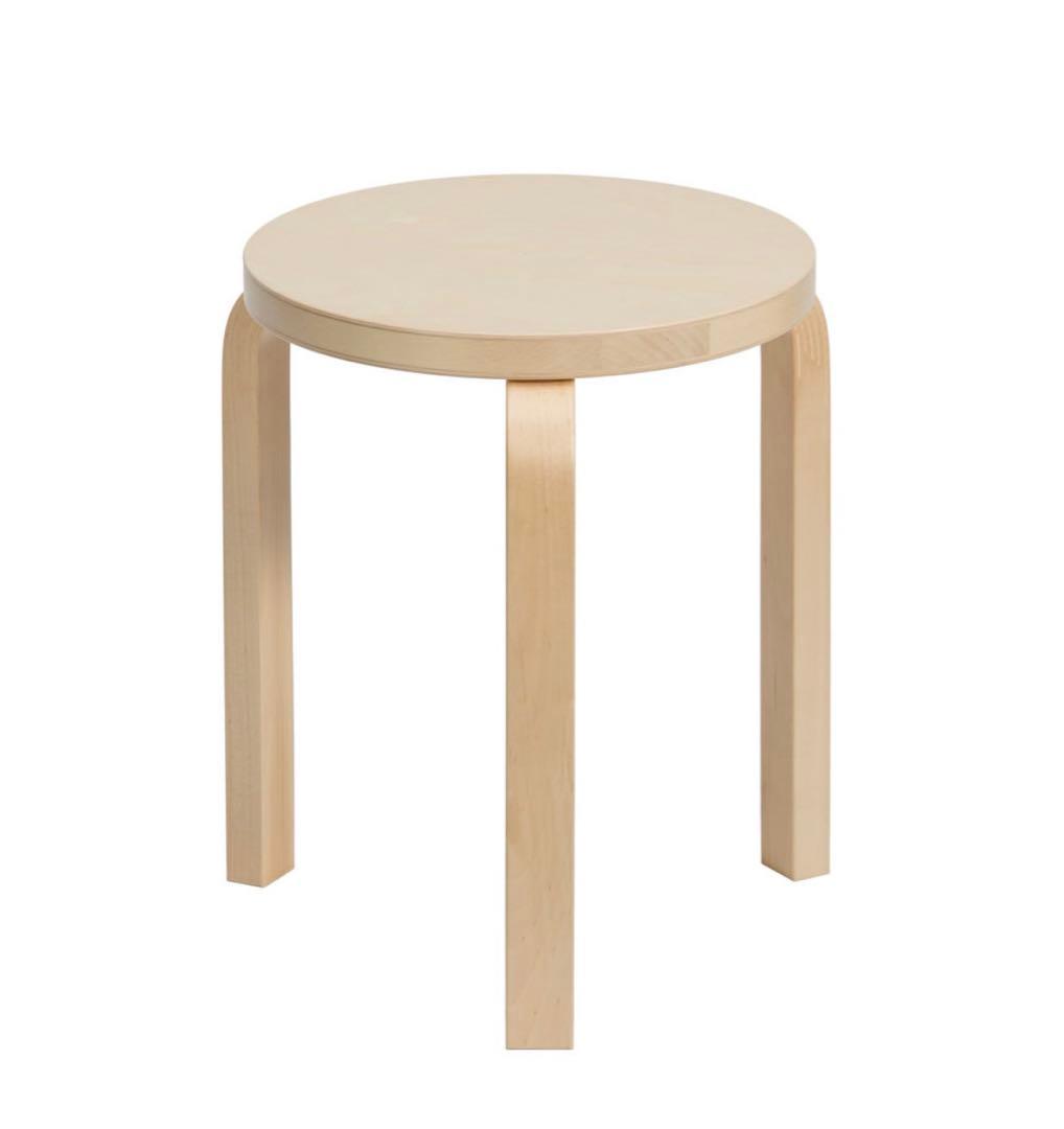 【新品未使用】artek アルテック スツール 60 ナチュラルラッカー