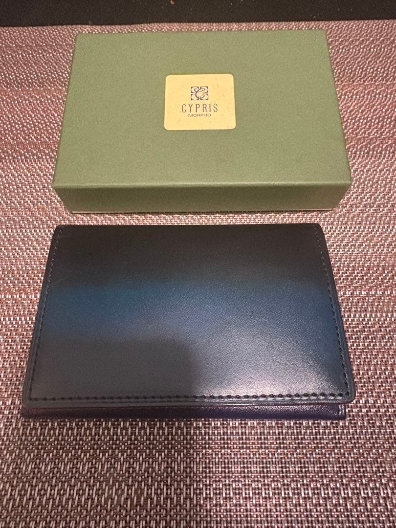 【極美品】CYPRIS URUSHI 名刺入れ 漆 本革 日本製 キプリス