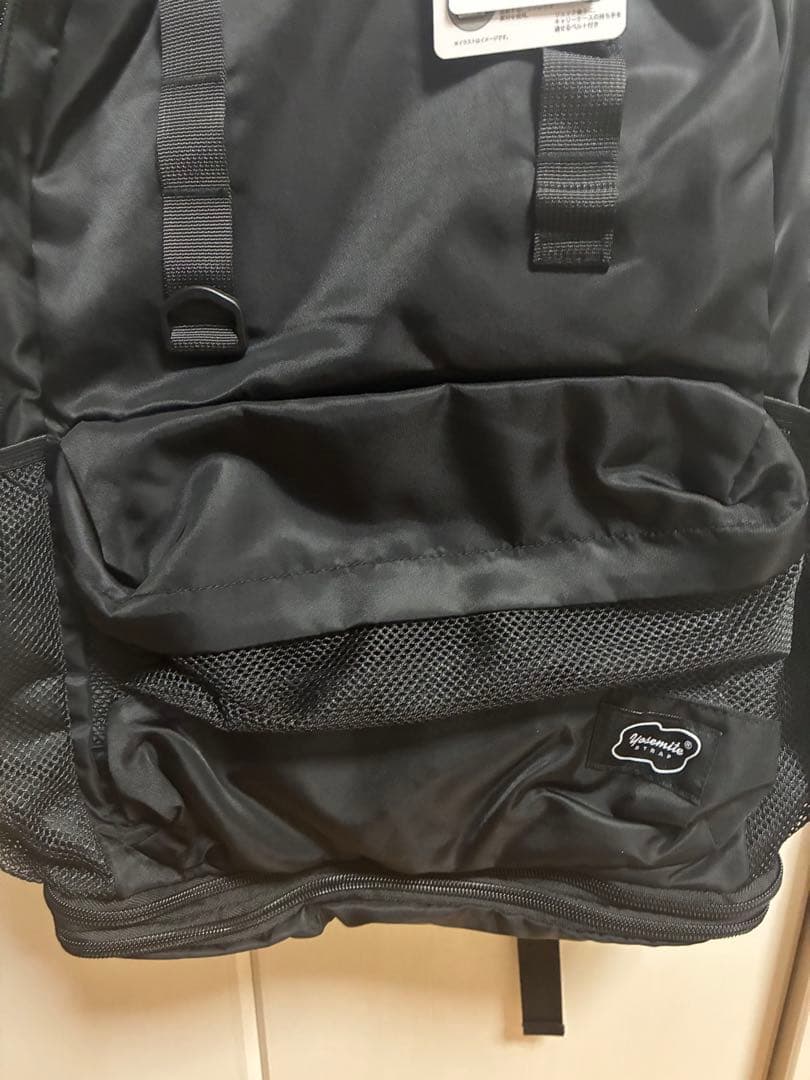 美品 ヨセミテ　ユーティリティ バックパック 撥水(ブラック)