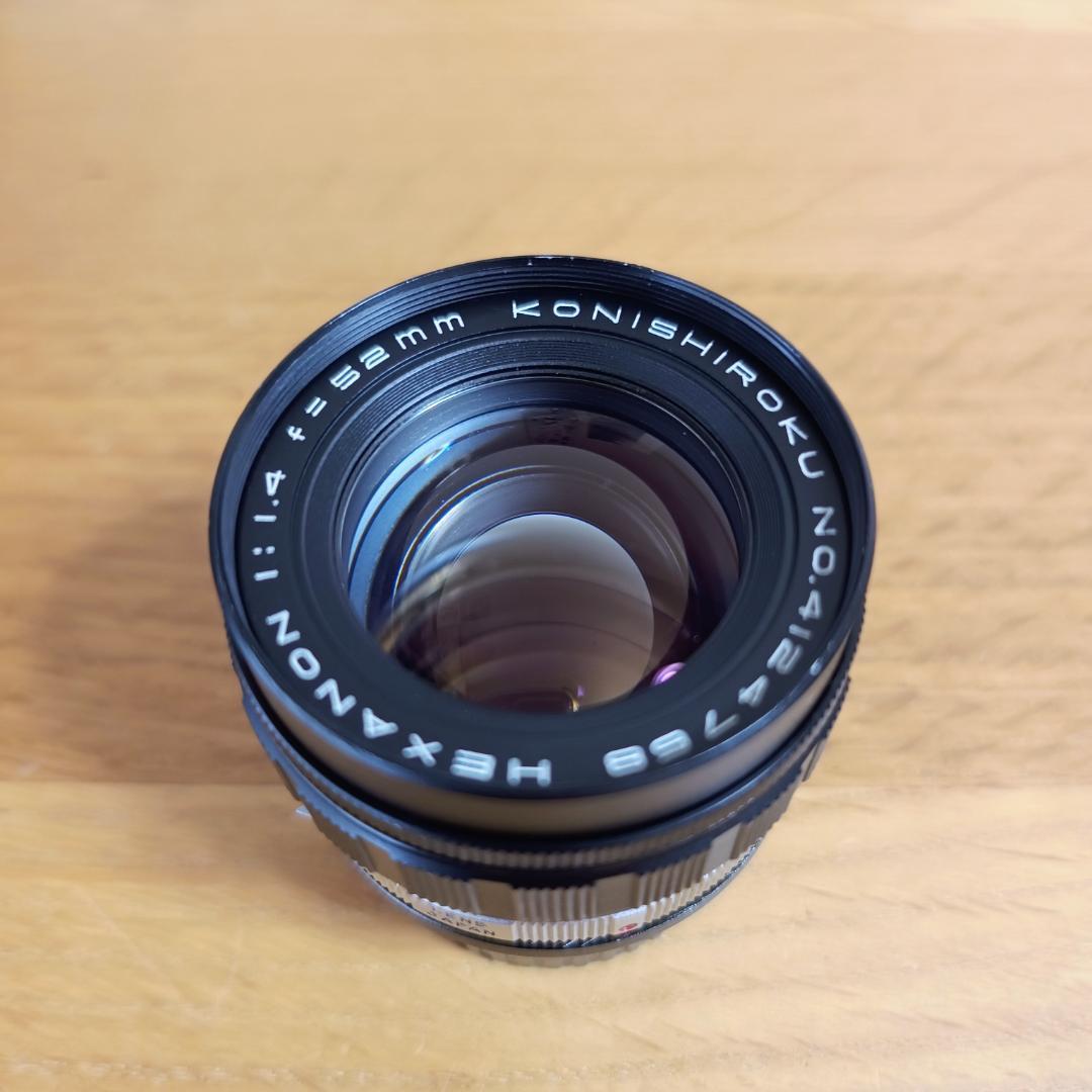【中古・良品】小西六 HEXANON 52mm f1.4 LMマウント