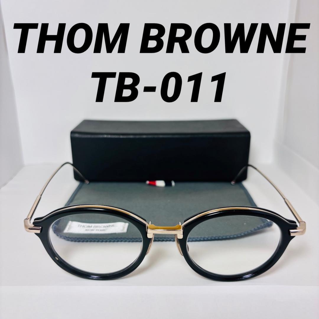 ◆美品◆THOM BROWNE◆TB-011◆SHINY 12K GOLD◆