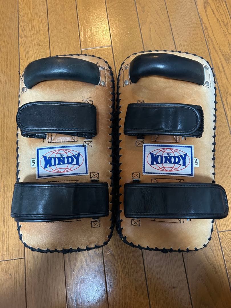 WINDY キックミット レザー製 標準サイズ