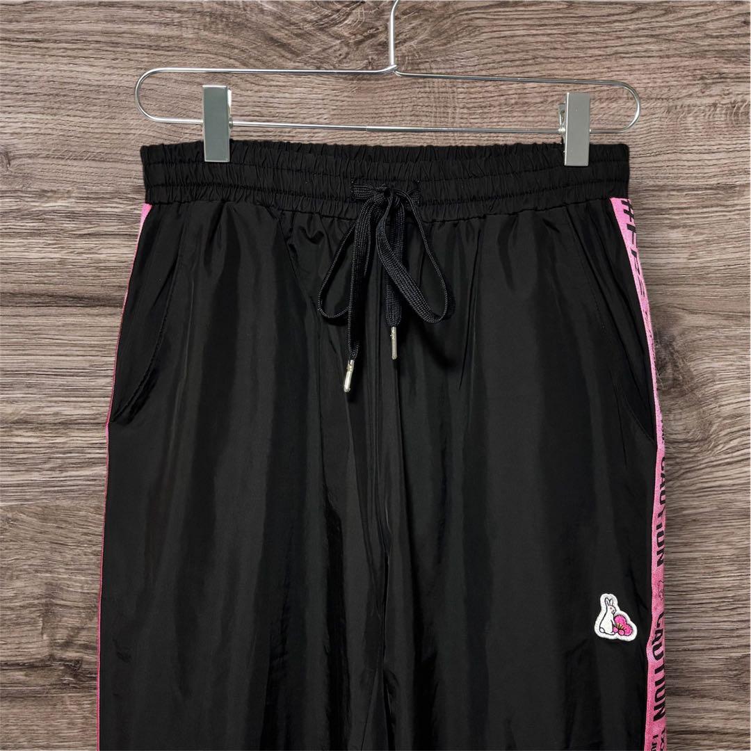 FR2 エフアールツー 梅 ナイロン パンツ ライン ブラック