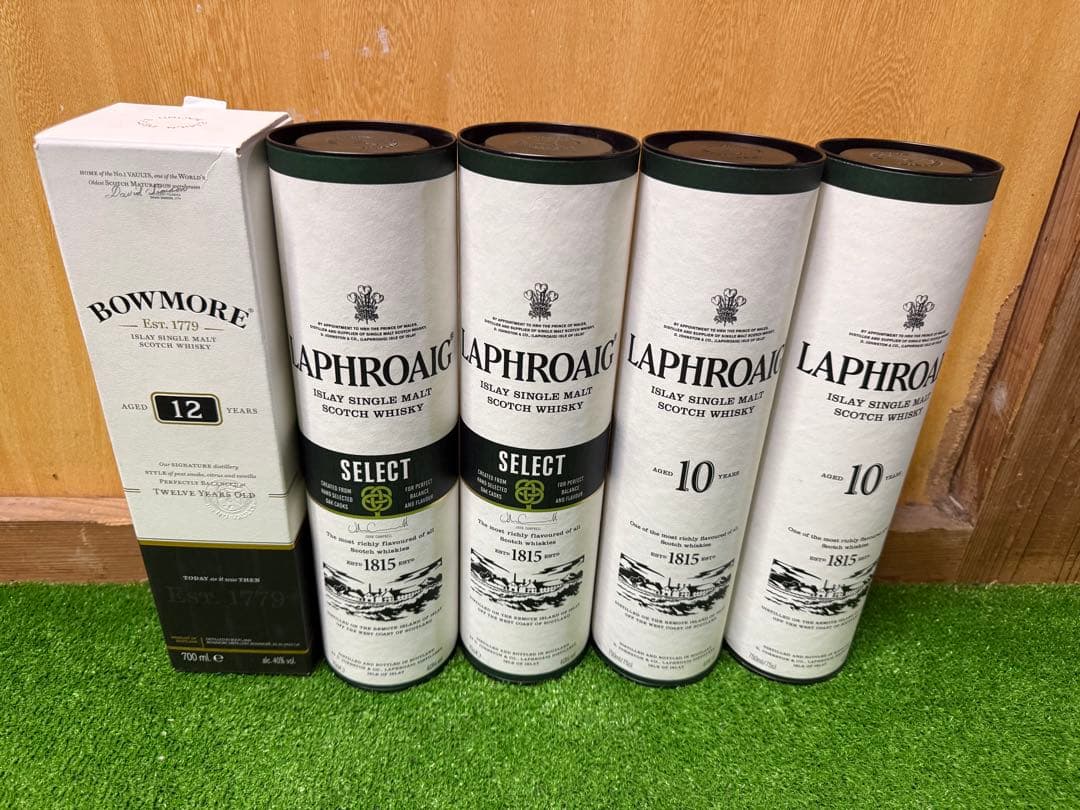 Bowmore 12年 & Laphroaig 10年 & Select セット