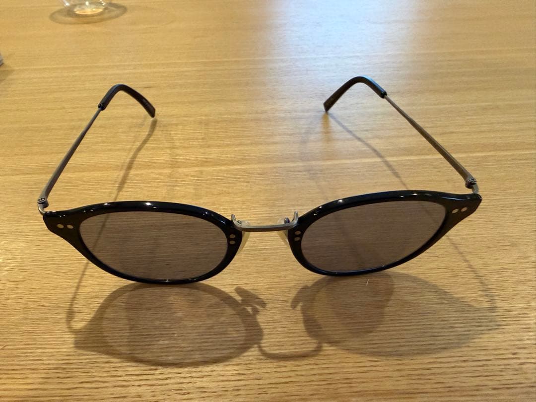 金子眼鏡kv-42 サングラス カラーレンズ+度入りレンズ付き