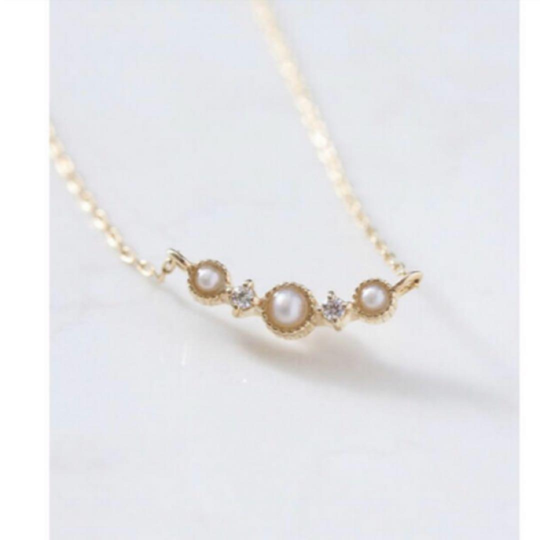 NOIR DE POUPEE ノワールドプーペ　k10 パールネックレス