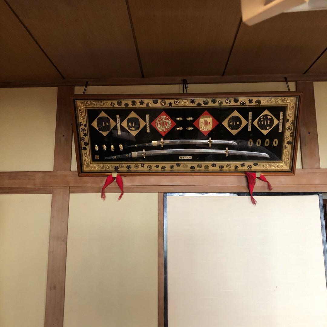 日本の刀剣額装アート　額