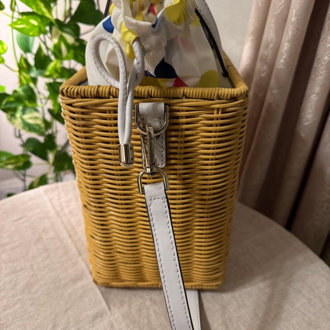 Kate Spade♡かごバッグ♡イエロー♡美品
