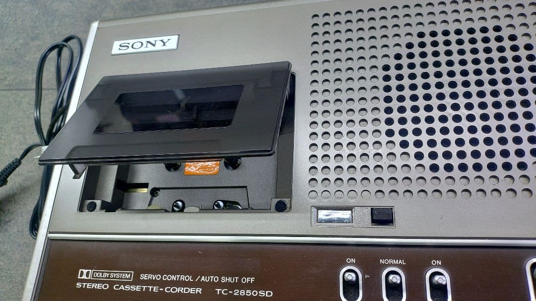 【SONY】TC-2850SD　カセットデンスケ　美品　 OD3